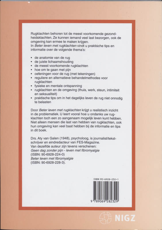 Beter Leven Met Rugklachten achterkant