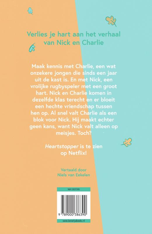 Heartstopper 1 -   Heartstopper Deel 1 achterkant