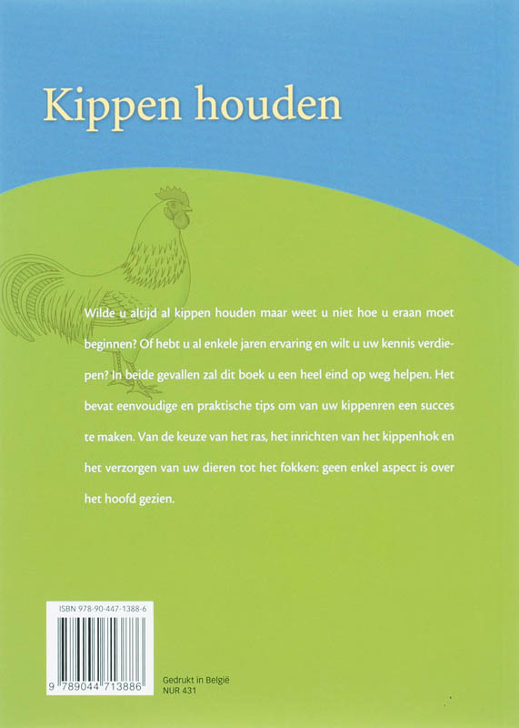 Praktische raadgever kippen houden achterkant