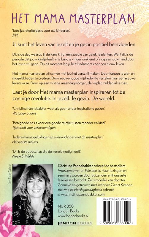 Het mama masterplan achterkant