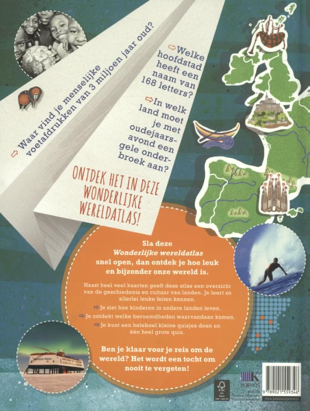 Lonely Planet wonderlijke wereldatlas achterkant
