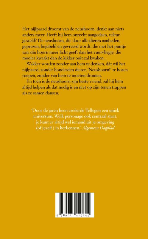 De droom van het nijlpaard achterkant