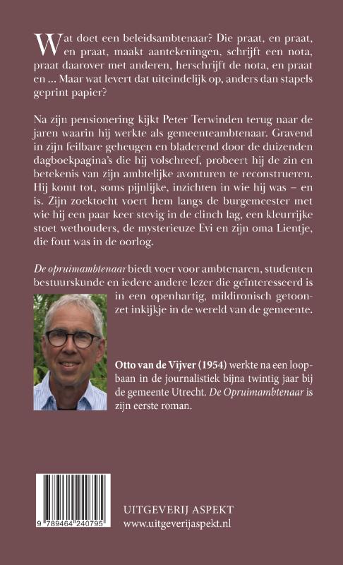 De Opruimambtenaar achterkant