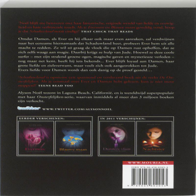 Schaduwland / De onsterfelijken / 3 achterkant