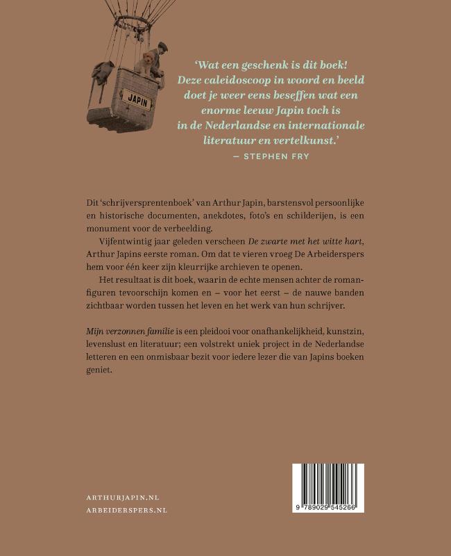 Mijn verzonnen familie achterkant