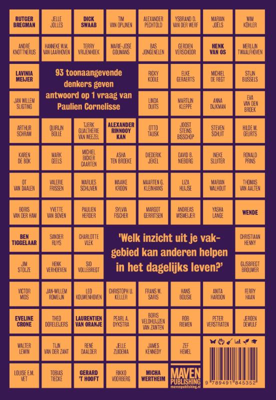 Nederland in ideeën 2015: Dit wil je weten / Nederland in ideeen / 2 achterkant