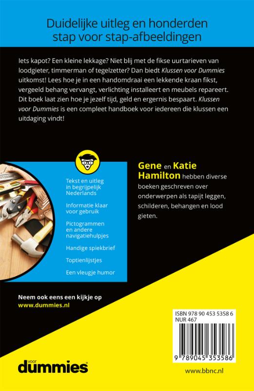 Klussen voor Dummies, pocketeditie achterkant