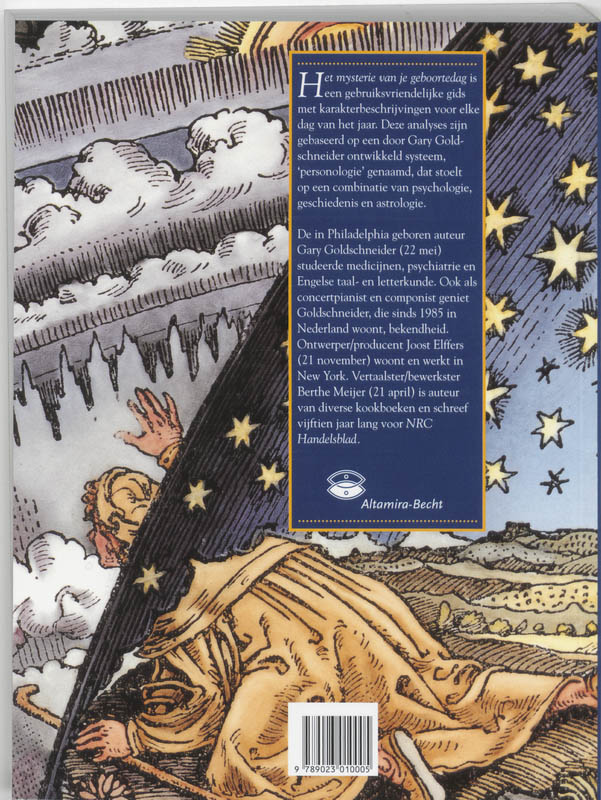 Het mysterie van je geboortedag achterkant