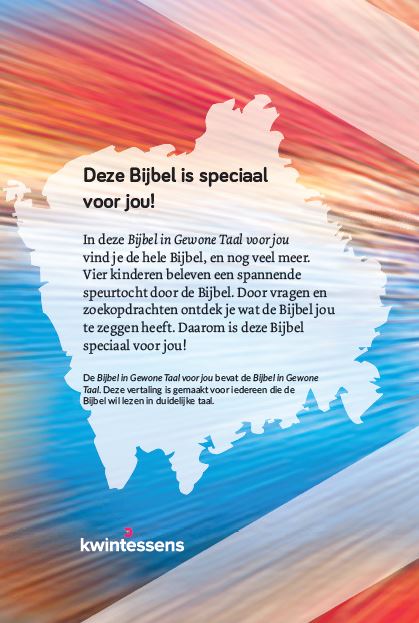Bijbel in Gewone Taal voor jou achterkant