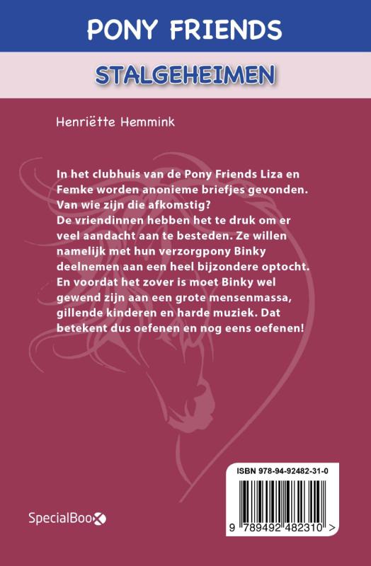 Stalgeheimen / Pony Friends achterkant