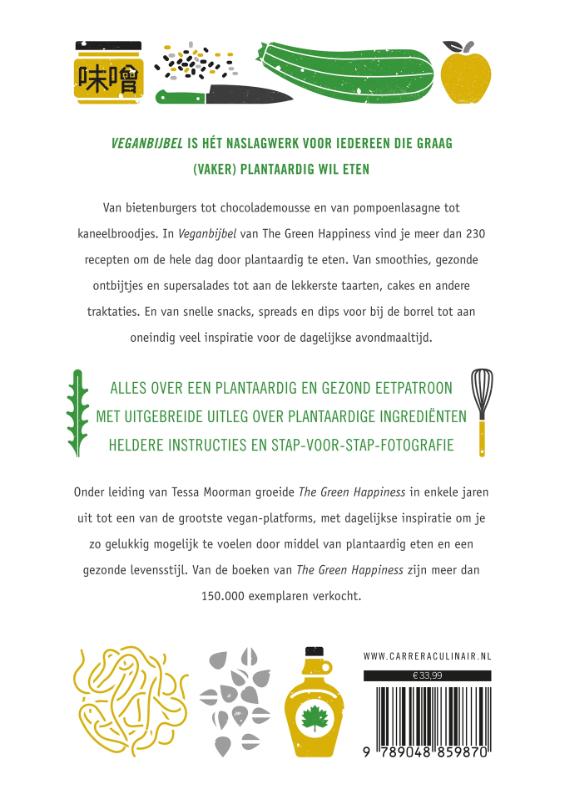 Veganbijbel / Kookbijbels achterkant