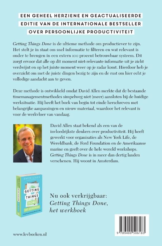 Getting things done achterkant