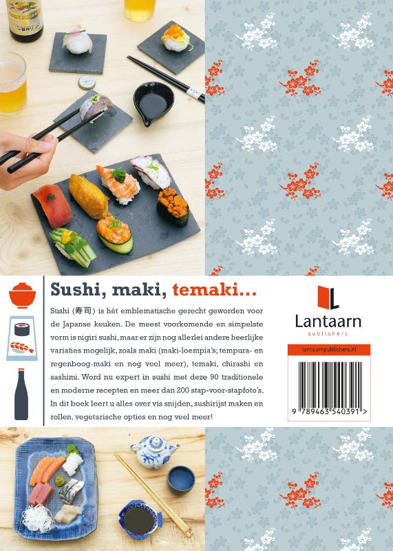 Sushi, maki achterkant