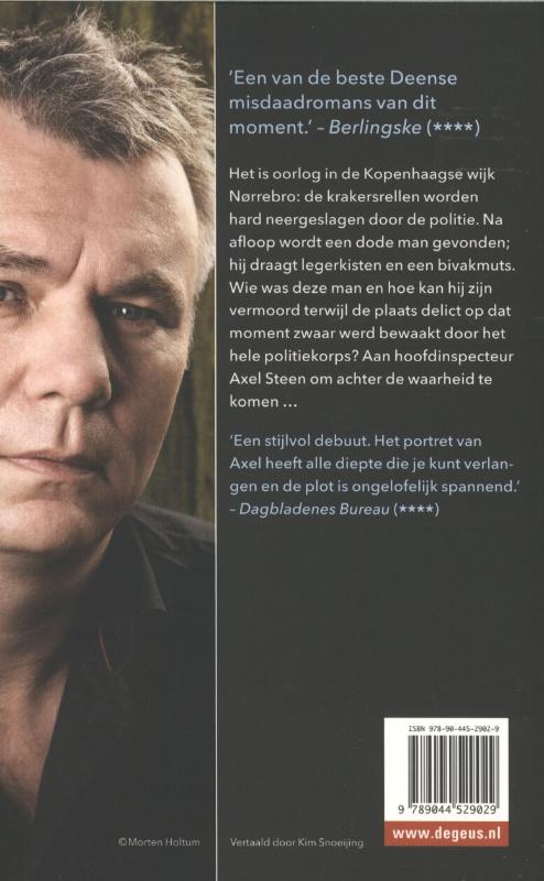 Onrust / Axel Steen-reeks achterkant