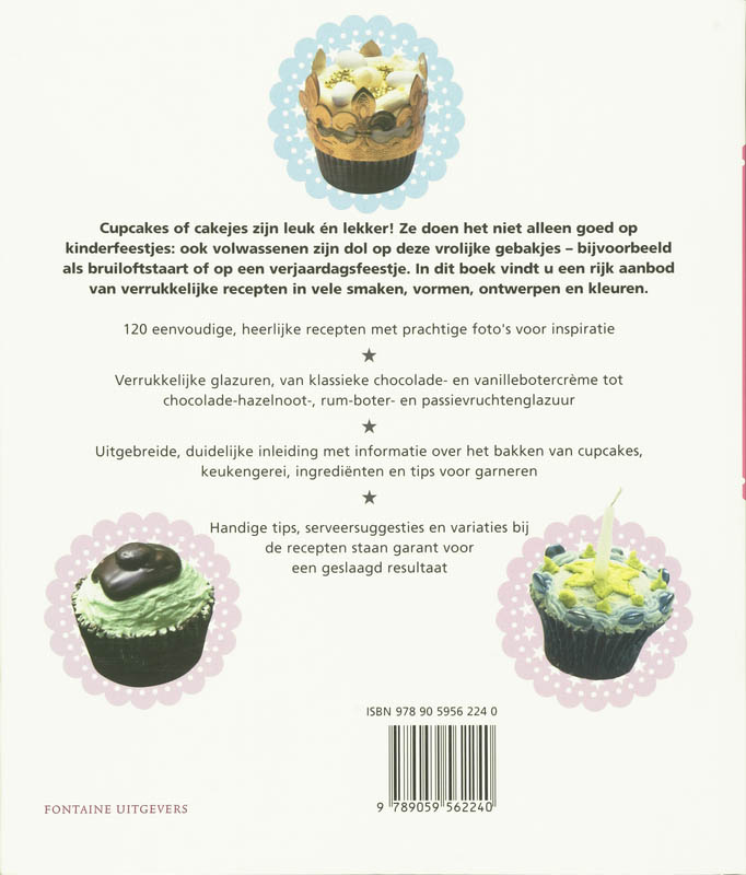 Cupcakes parade achterkant