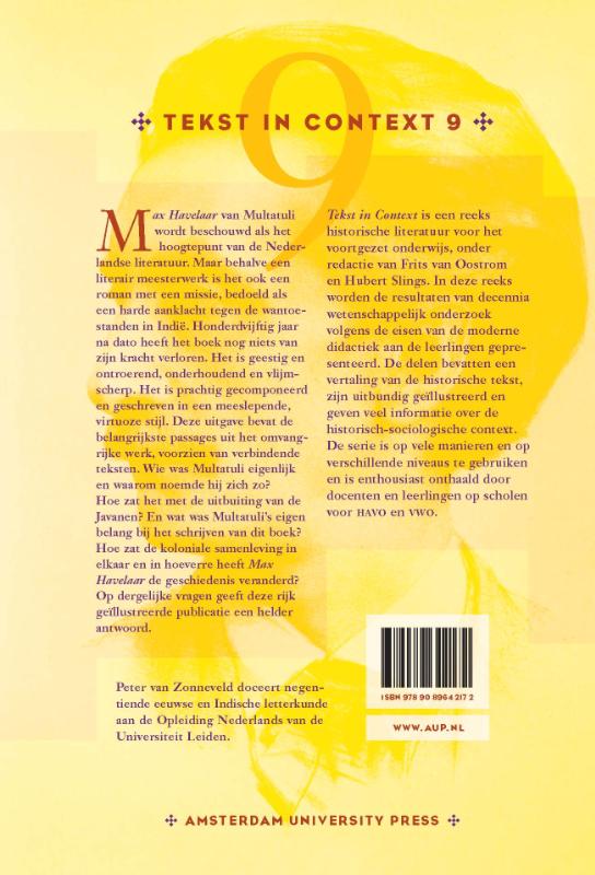 Max Havelaar - Multatuli / Tekst in Context achterkant