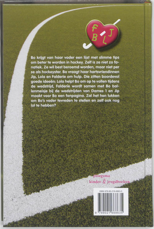 Bikkels en ballenmeisjes / I love hockey achterkant