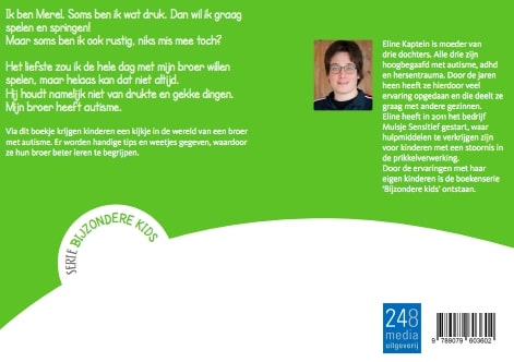 Mijn broer heeft autisme / De bijzondere kids boekenserie / 2 achterkant