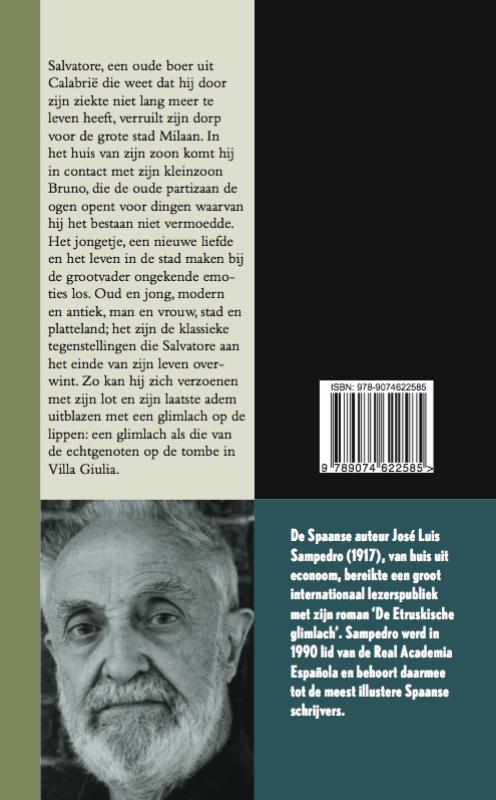 De Etruskische glimlach / Spaanse bibliotheek achterkant