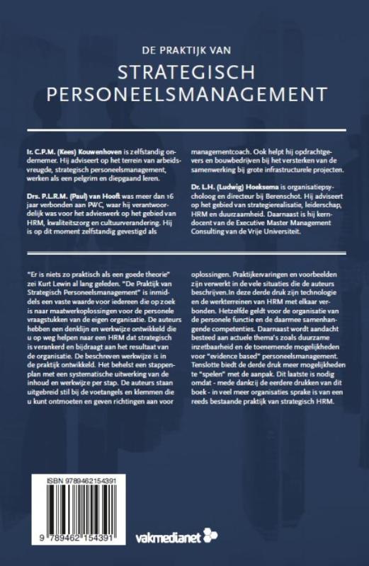 De praktijk van strategisch personeelsmanagement achterkant