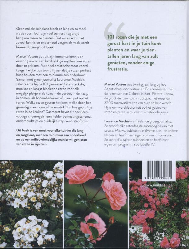 101 rozen zonder zorgen achterkant