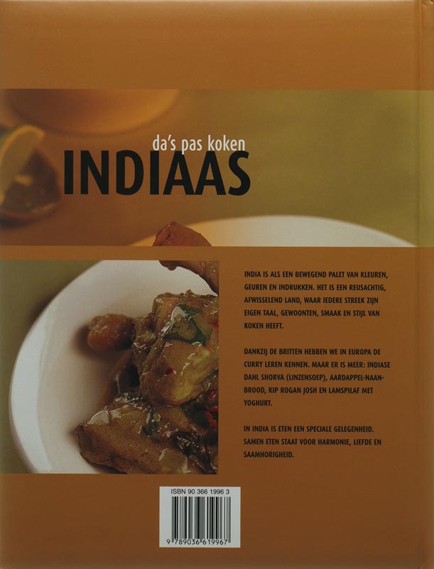 Indiaas / Druk Heruitgave achterkant