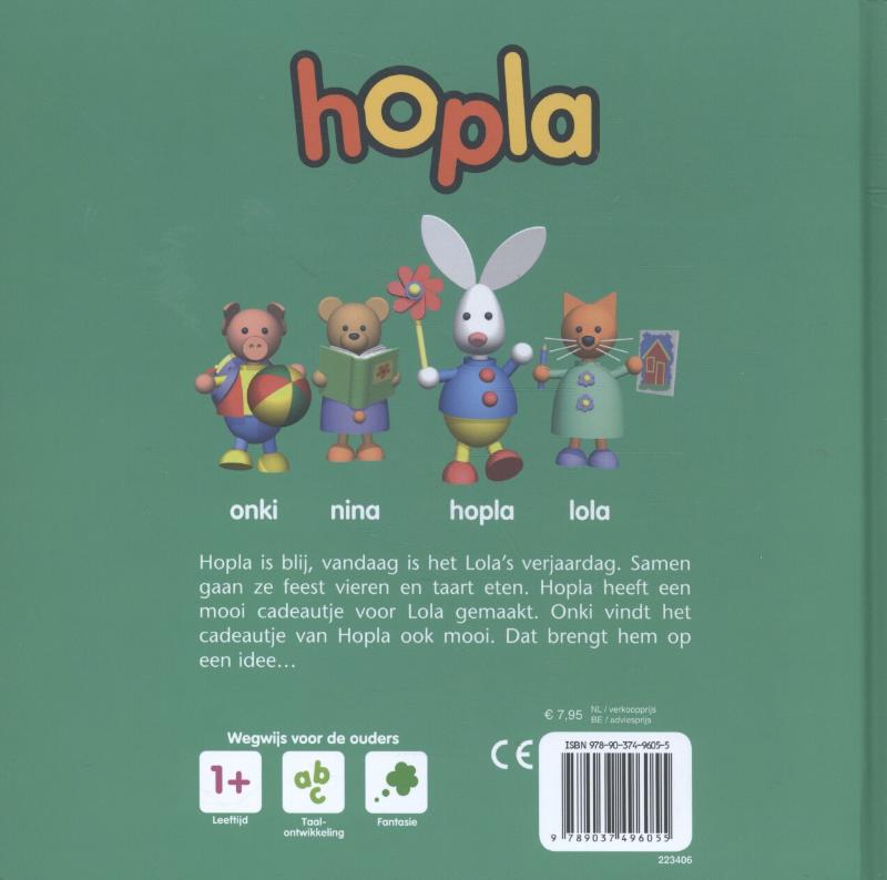 Hopla viert feest / Hopla - Leesboeken / 0 achterkant