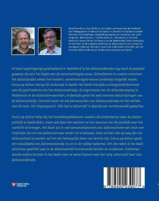 Focus op dalton achterkant