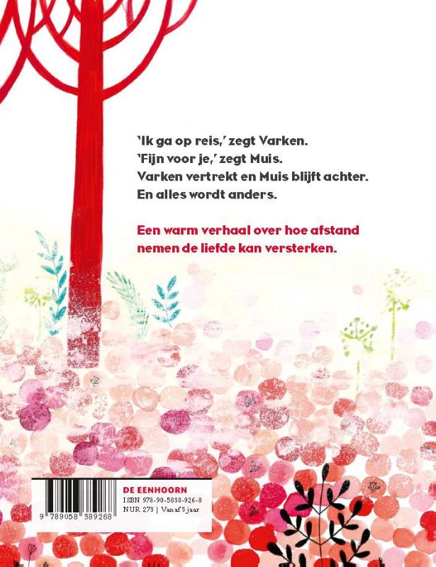 Vergeet mij nietje achterkant