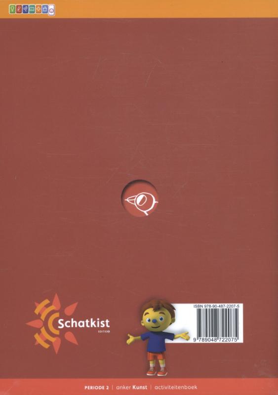 Schatkist  - Anker kunst Periode 1 Activiteitenboek achterkant