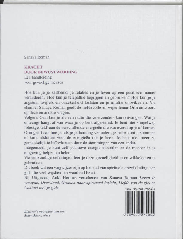 Kracht door bewustwording / New age achterkant