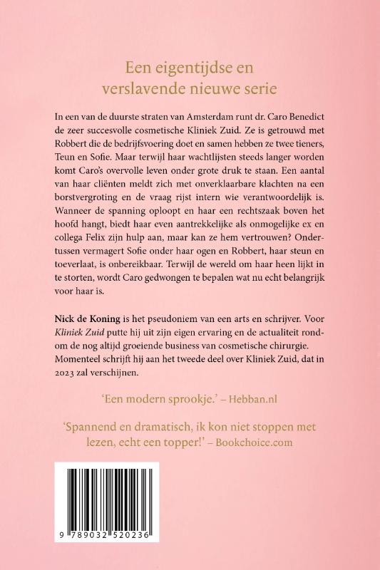 Tegen elke prijs / Kliniek Zuid / 1 achterkant