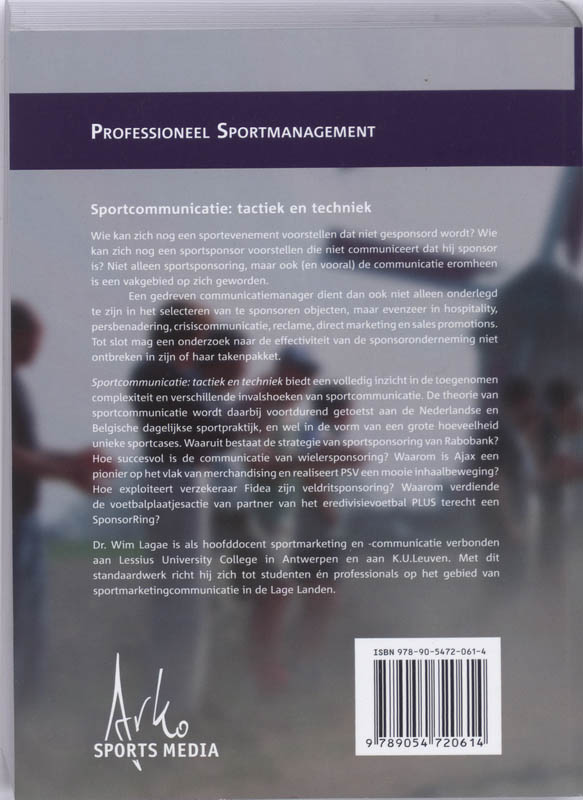 Sportcommunicatie: tactiek en techniek achterkant