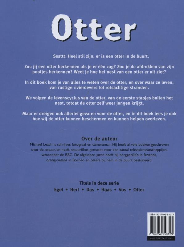 Dieren om ons heen  -   Otter achterkant