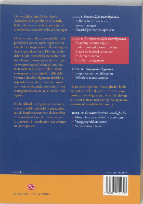 Interpersoonlijke vaardigheden / Leiderschap & Management / II achterkant
