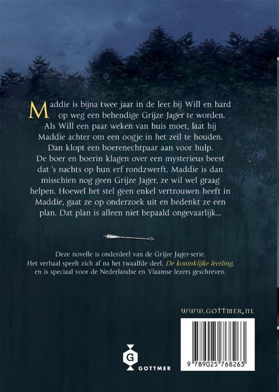 De jacht op het schaduwdier / De Grijze Jager achterkant