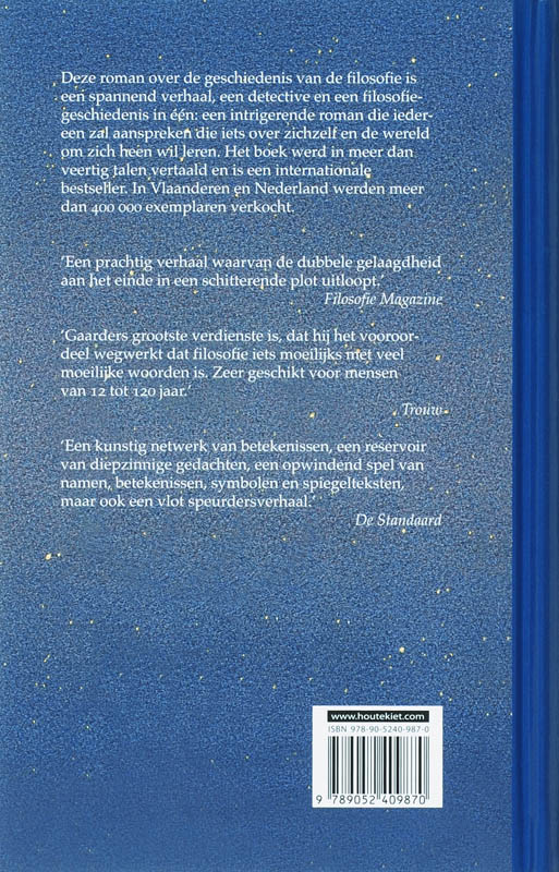 De Wereld Van Sofie Geb achterkant