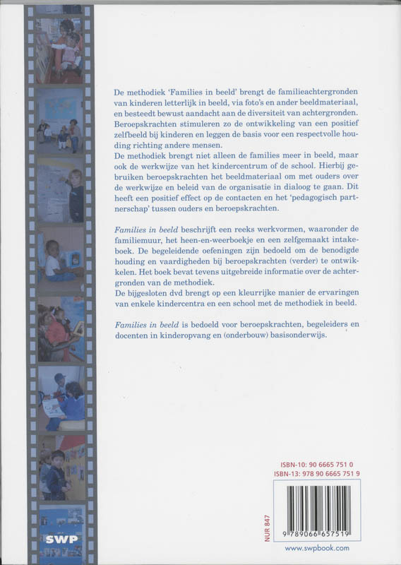 Families In Beeld + Dvd achterkant