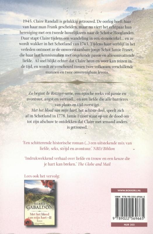 Met het bloed van mijn hart - boek 1 / Reiziger / 8 achterkant