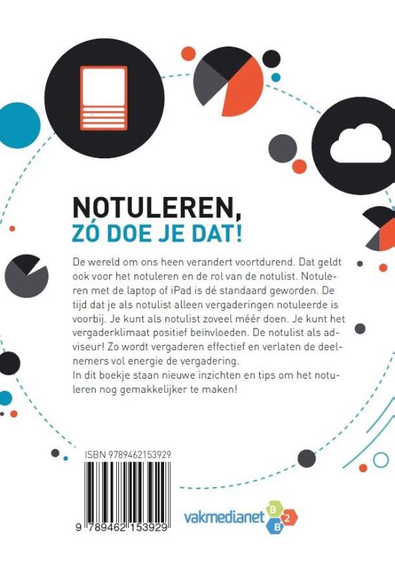 Notuleren, zó doe je dat! achterkant