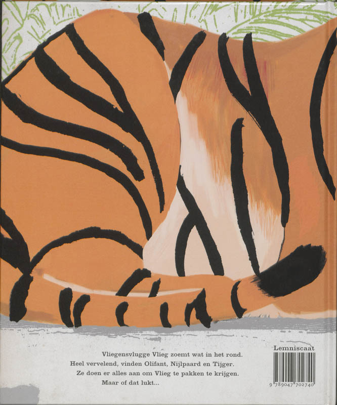 Vliegensvlugge vlieg achterkant