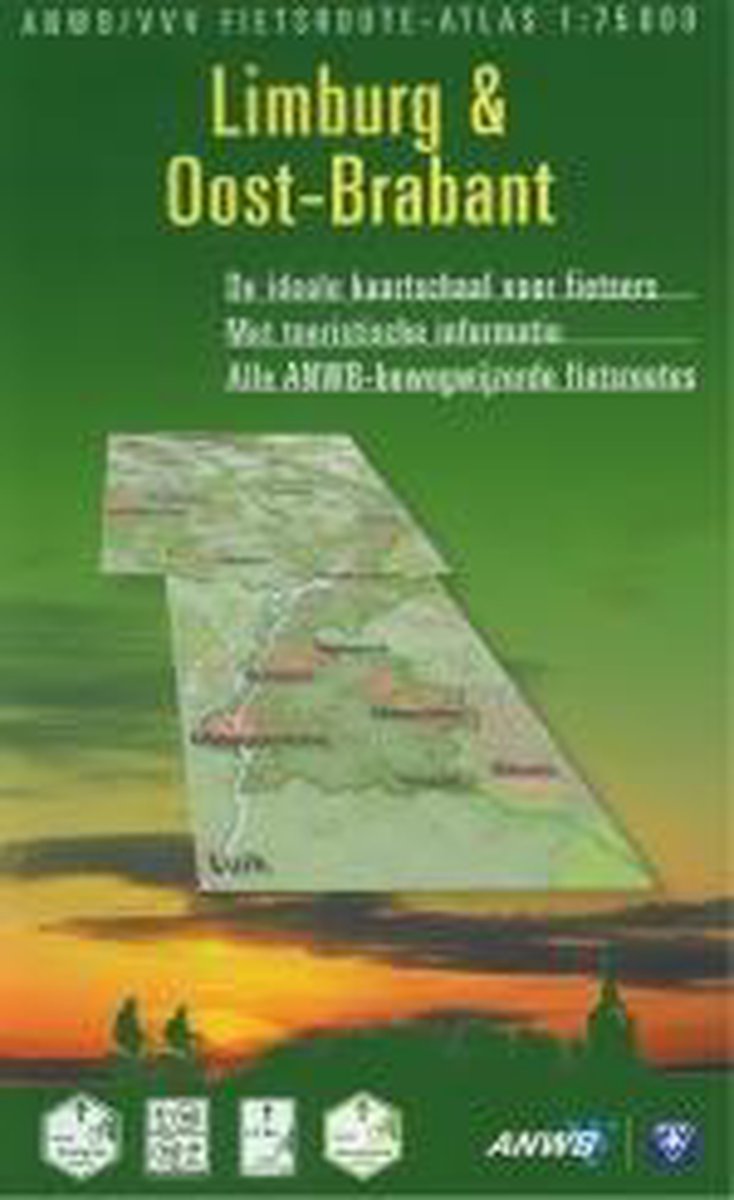Limburg en Oost-Brabant / ANWB fietsrouteatlas