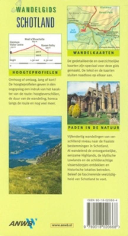 Schotland / ANWB wandelgids achterkant