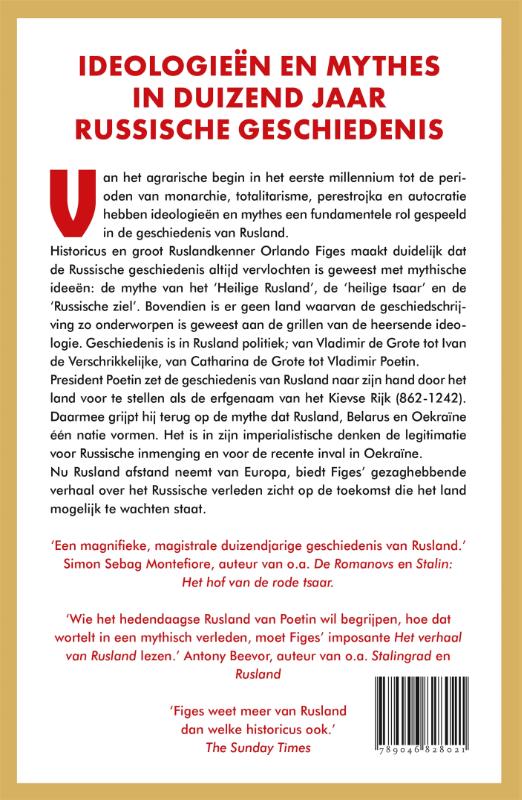 Het verhaal van Rusland achterkant