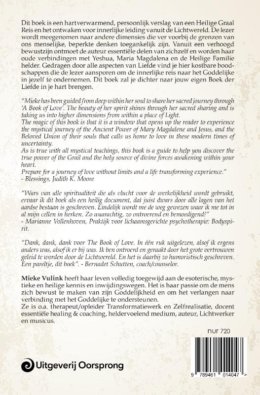 A Book of Love achterkant