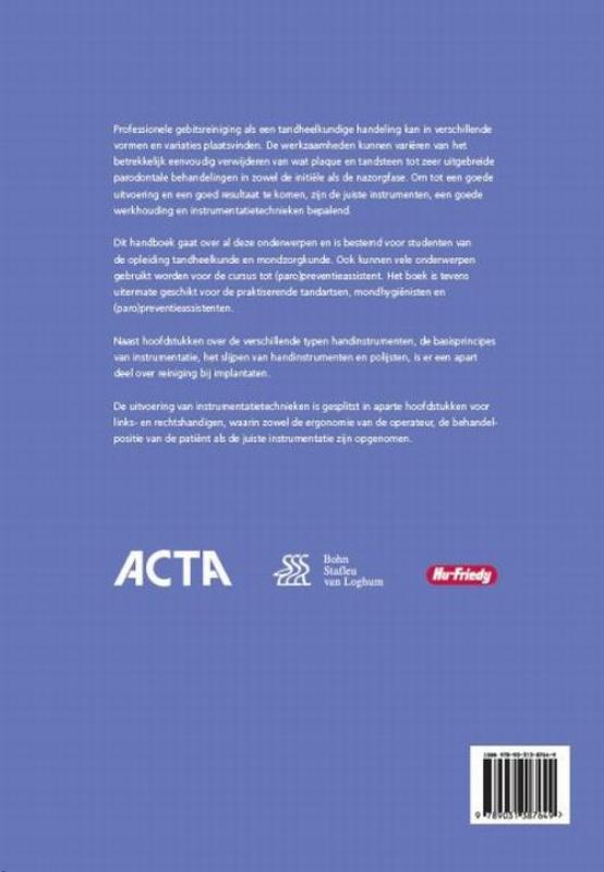 Professionele gebitsreiniging achterkant