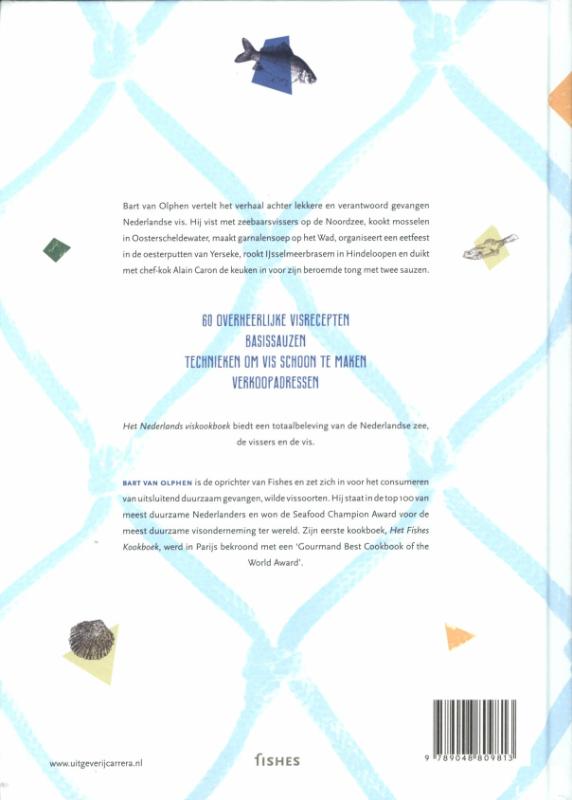 Het Nederlands viskookboek achterkant