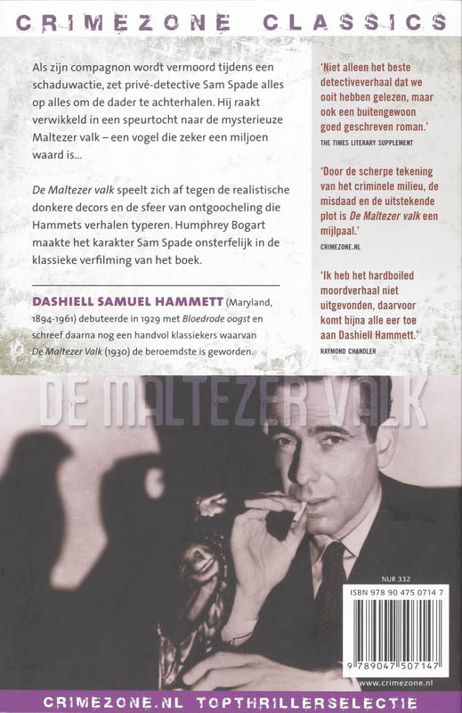 De Maltezer Valk achterkant