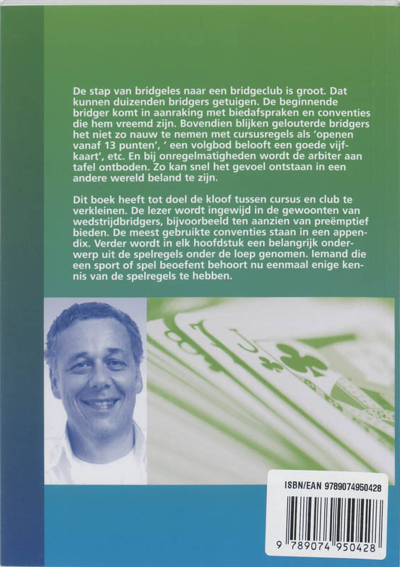 Leer Wedstrijdbridge Met Berry Westra achterkant