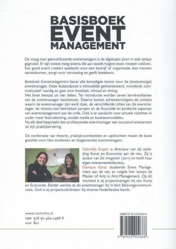 Basisboek eventmanagement achterkant